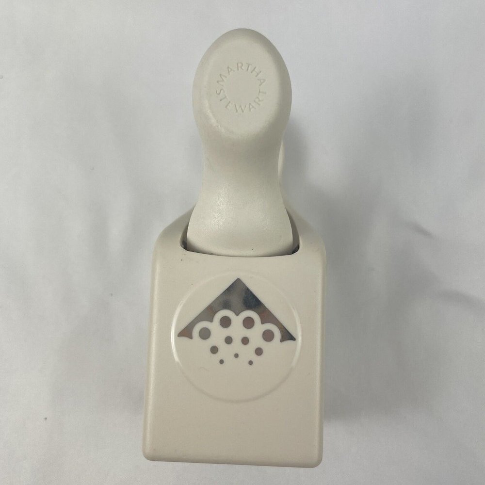 Martha Stewart Paper Punch Scallop 3 Dot Corner Scrapbooking PaperCrafting